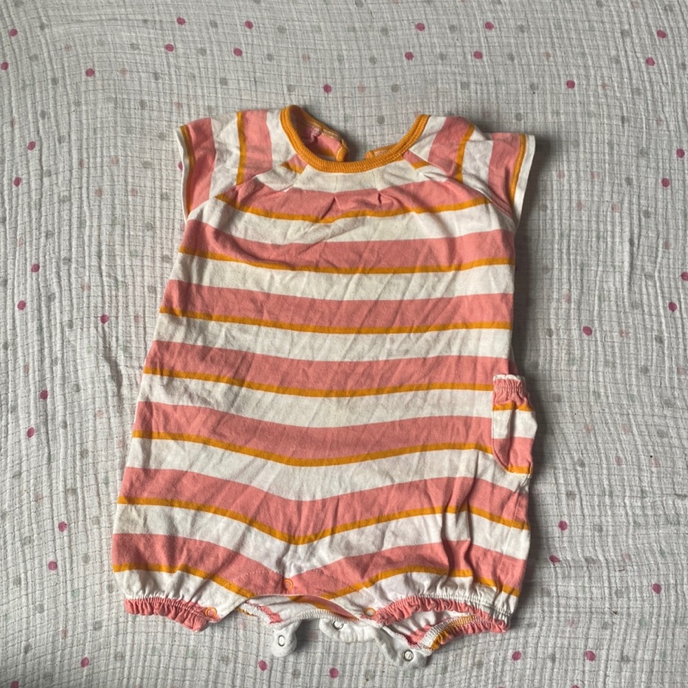 Burts bees baby striped jumper